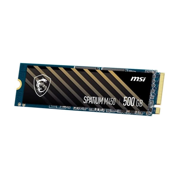 MSI SPATIUM M450 PCIe 4.0 NVMe M.2 500 GB PCI Express 4.0 3D NAND