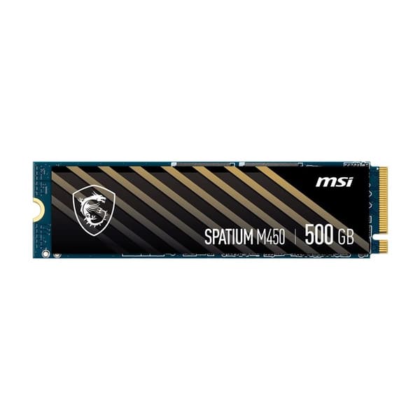 MSI SPATIUM M450 PCIe 4.0 NVMe M.2 500 GB PCI Express 4.0 3D NAND