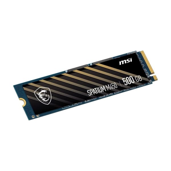 MSI SPATIUM M450 PCIe 4.0 NVMe M.2 500 GB PCI Express 4.0 3D NAND