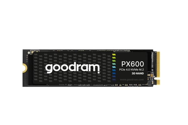 Goodram SSDPR-PX600-500-80 sisäinen puolijohdeasema M.2 500 Gt PCI Express 4.0 3D NAND NVMe