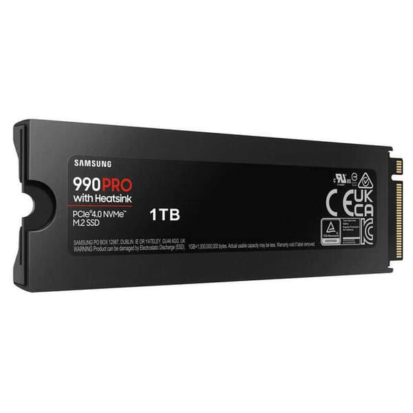 Samsung Ssd-harddisk M. Mz-v9p1t0gw 990 Pro 1tb 2 Søvfarvet