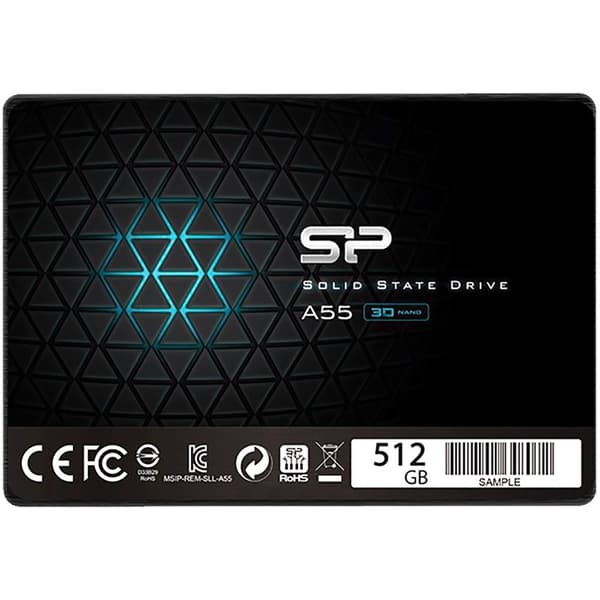 Silicon Power Kovalevy A55 Sata 3 512gb Sininen