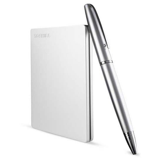Toshiba Extern Hårddisk Hårddisk Disco Canvio Slim 1tb 2.5´´ Silver