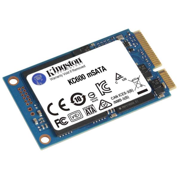 Kingston Ssd Harddisk Skc600ms Msata 256gb Blå