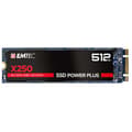 Miniatyrbillede 1 af 2: Emtec Harddisk Ssd Ecssd512gx250 512gb M.2 Sata Sort