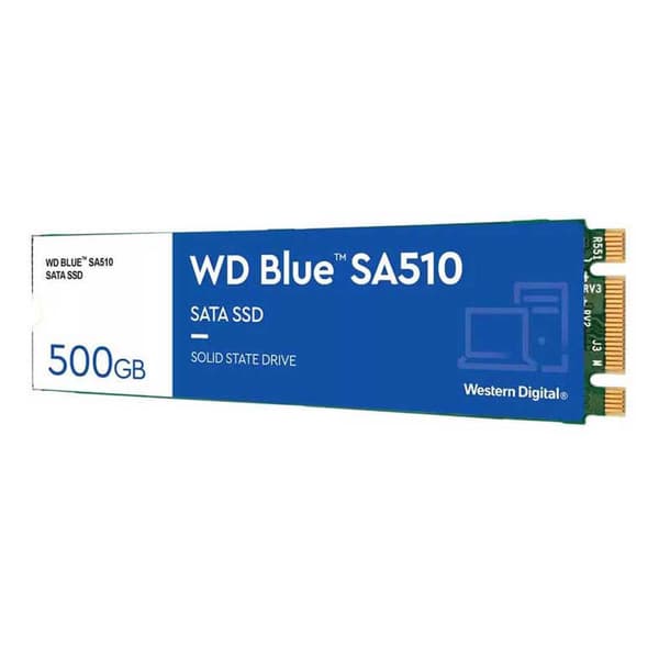 Western Digital Ssd-hårddisk M. Sa510 500gb 2 Blå