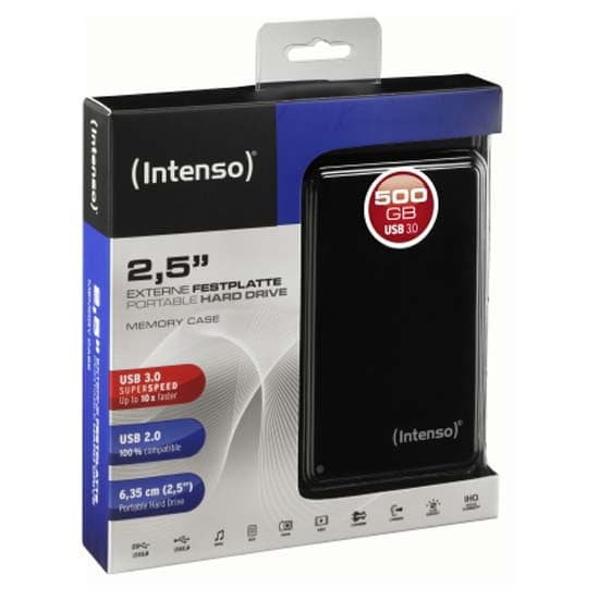 Intenso Extern Hårddiskhölje 2.5 500gb Svart 500 GB