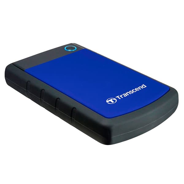 Transcend Ekstern Hdd-harddisk Storejet 25h3 2.5 Usb 3.1 2tb Blå