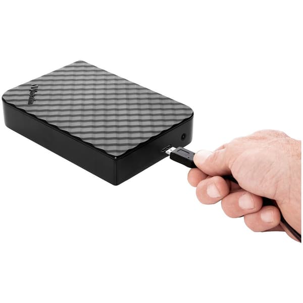 Verbatim Ekstern Hdd-harddisk Store N Save 3.5 4tb Usb 3.0 Gen 2 Sort