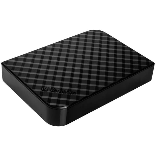 Verbatim Ekstern Hdd-harddisk Store N Save 3.5 4tb Usb 3.0 Gen 2 Sort