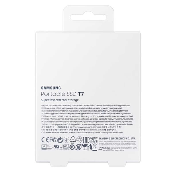 Samsung Extern Ssd Hårddisk T7 Mu-pc1t0t 1tb Svart