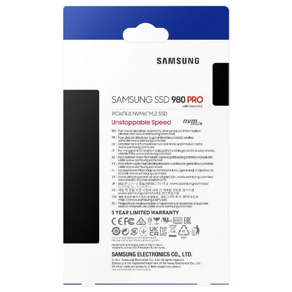 Samsung Hårddisk Ssd 980 Pro 1tb Svart