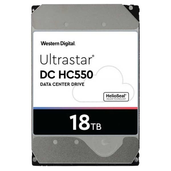 Western Digital Hårddisk Kör Ultrastar Dc Hc550 Wuh721818al5204 3.5´´ 18tb Silver 3.5´´