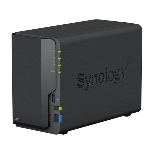 NAS-netværkslagring Synology DS223 Sort