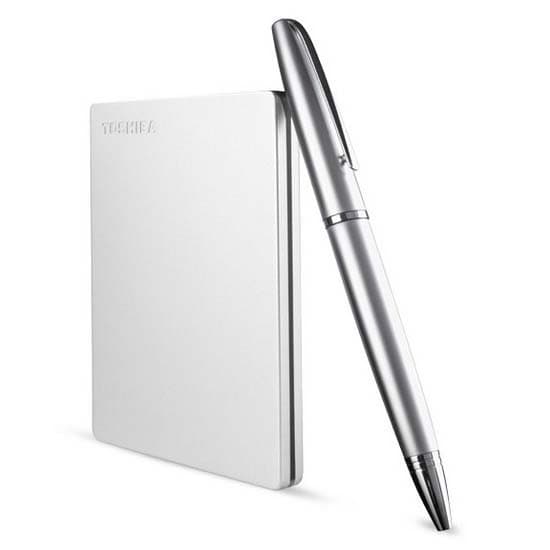 Toshiba Extern Hårddisk Hårddisk Disco Canvio Slim 2tb 2.5´´ Silver