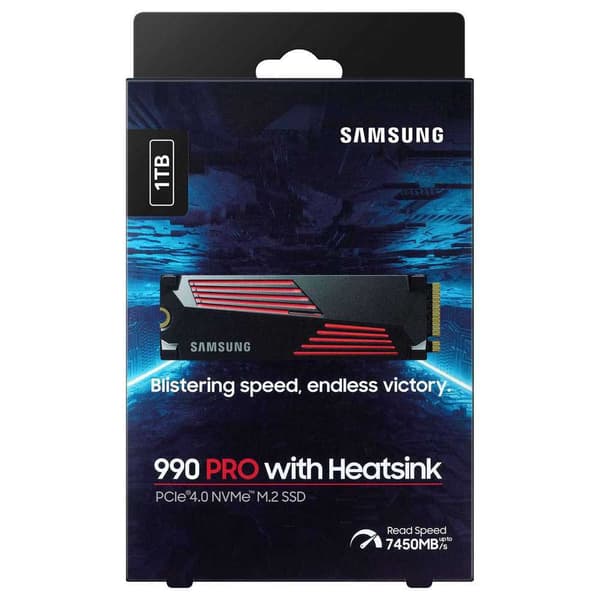 Samsung Ssd Harddisk 990 Pro 1tb Søvfarvet