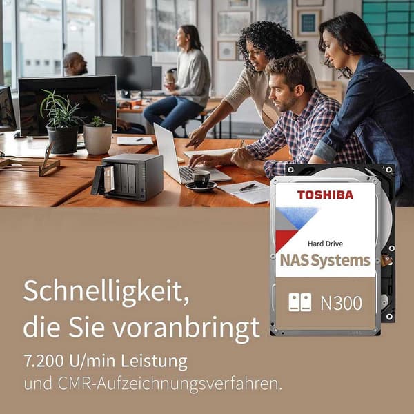 Toshiba Hårddisk Kör Bulk N300 3.5´´ 18tb Durchsichtig