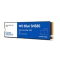 Miniatyrbillede 1 af 5: Western Digital Ssd Harddisk Blue Sn580 500gb 500gb Transparent