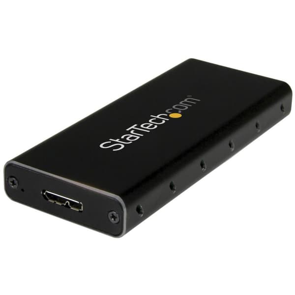 Startech M. 2 Usb 3.1 Ssd Indhegning Usb 3.1 M/ Usb-c Sort Sort, Sølv