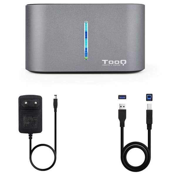 Tooq Forbindelsesstation Hdd/sdd 2.5/3.5 Sata Grå