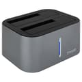 Miniatyrbillede 2 af 8: Tooq Forbindelsesstation Hdd/sdd 2.5/3.5 Sata Grå