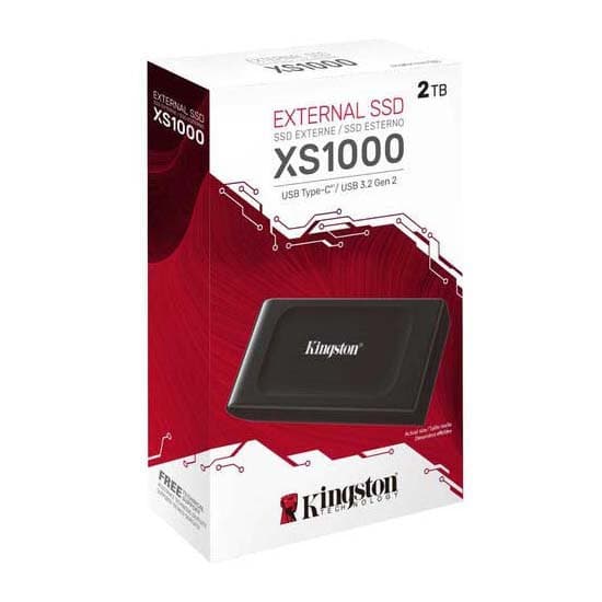 Kingston Ulkoinen Ssd-kiintolevy Xs1000 2tb Musta