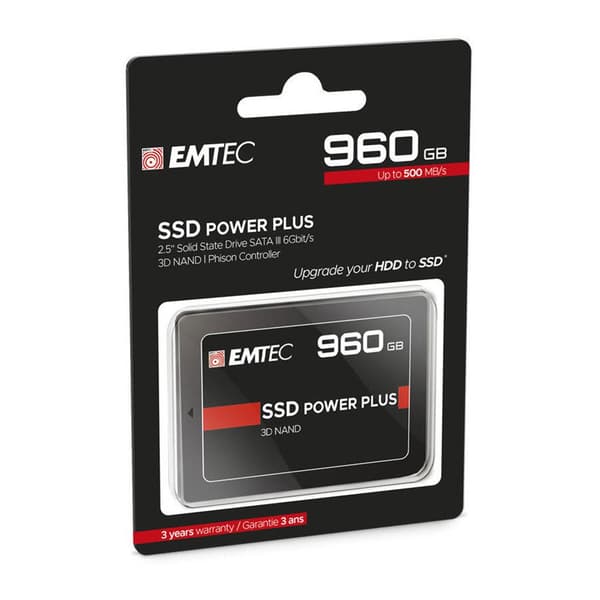 Emtec Kovalevy 3d Phison 960gb Musta
