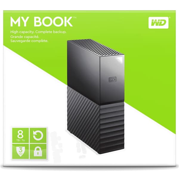 Western Digital Extern Hårddisk Hårddisk Mybook Usb 3.0 3.5´´ Svart