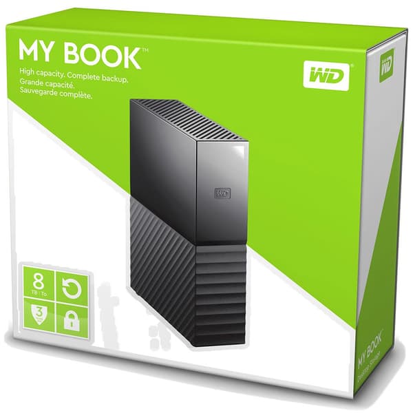 Western Digital Extern Hårddisk Hårddisk Mybook Usb 3.0 3.5´´ Svart