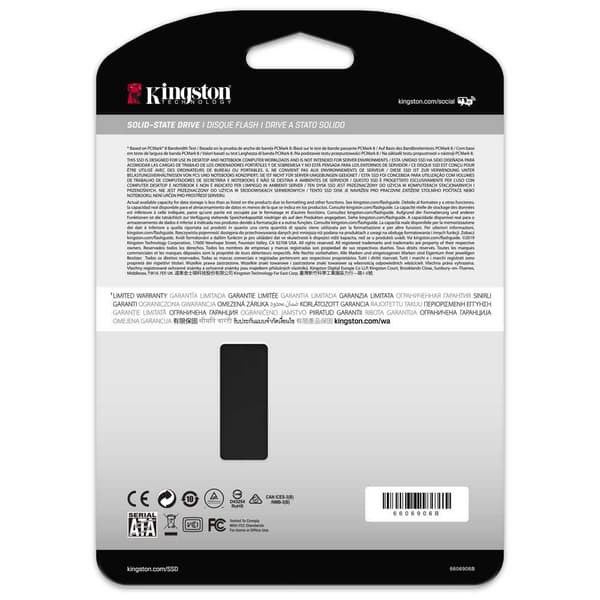 Kingston Kovalevy 512gb Ssd Kc600 Sata 3 Musta