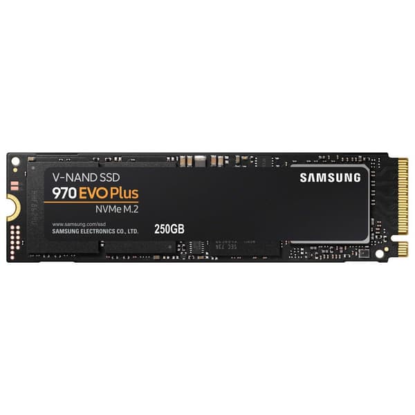 Samsung Hårddisk Mz-v7s250bw 970 Evo Plus 250gb M.2 Svart