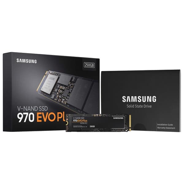 Samsung Hårddisk Mz-v7s250bw 970 Evo Plus 250gb M.2 Svart