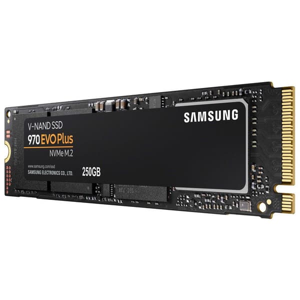 Samsung Hårddisk Mz-v7s250bw 970 Evo Plus 250gb M.2 Svart