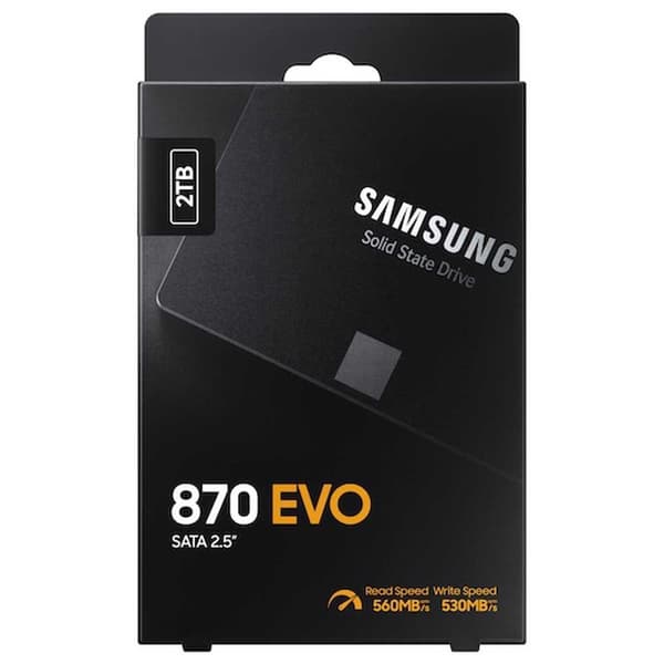 Samsung 870 Evo Sata 3 2tb Evo Sata 3 2tb Kovalevy Musta