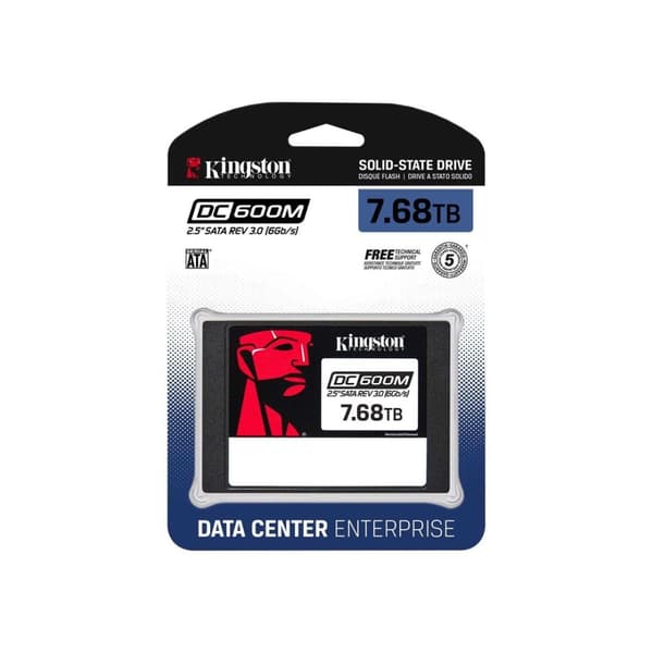 Kingston Technology DC600M 2,5" 7,68 TB Serial ATA III 3D TLC NAND
