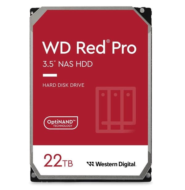 Western Digital Red Pro 3,5" 22000 GB Serial ATA III