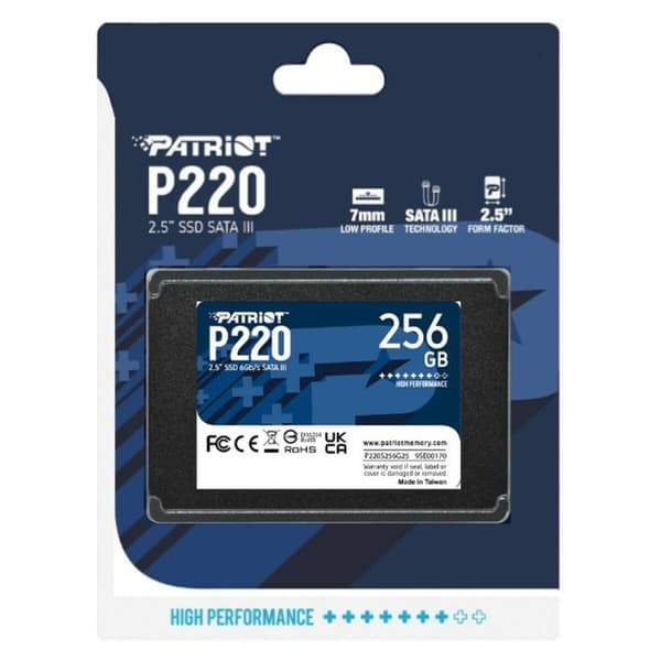 Hårddisk Patriot Memory P220 256GB 256 GB SSD
