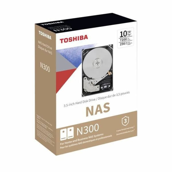 Hårddisk Toshiba HDWG11AEZSTA 3,5" 10 TB