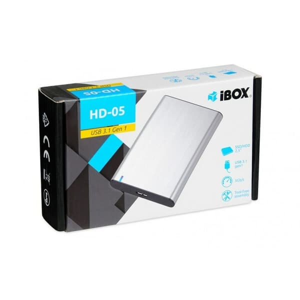 Ulkoinen laatikko Ibox IEUHDD5G Harmaa 2,5"