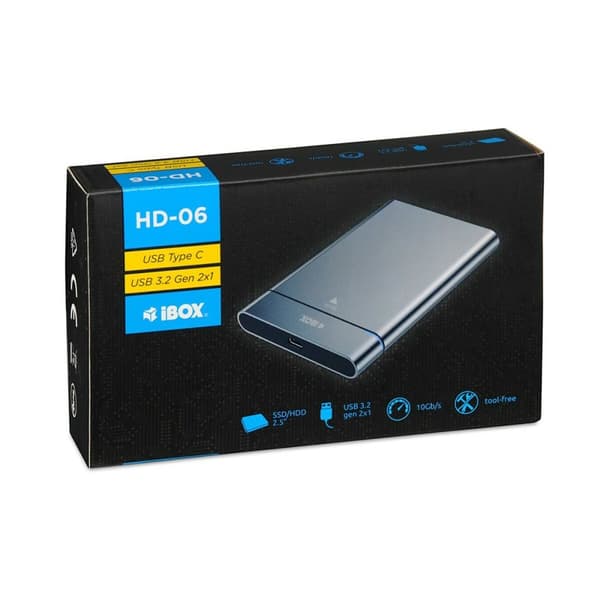 Ulkoinen laatikko Ibox IEUHDD6 Harmaa 2,5"