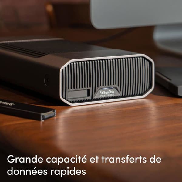 Extern hårddisk - SanDisk Professional - G-DRIVE PRO 18TB - 18 To - USB 3.2 Gen 2 - Thunderbolt 3