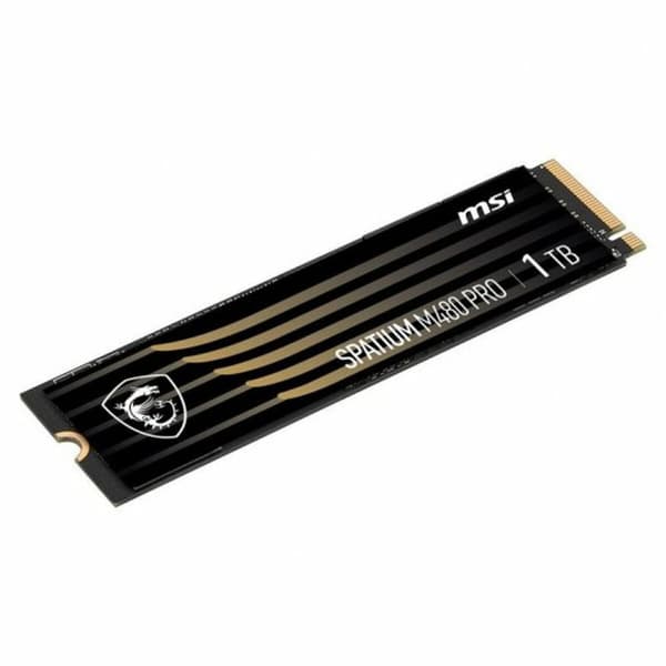 Hårddisk MSI SPATIUM M480 PRO PCIE 4.0 NVME M.2 1TB 1 TB SSD