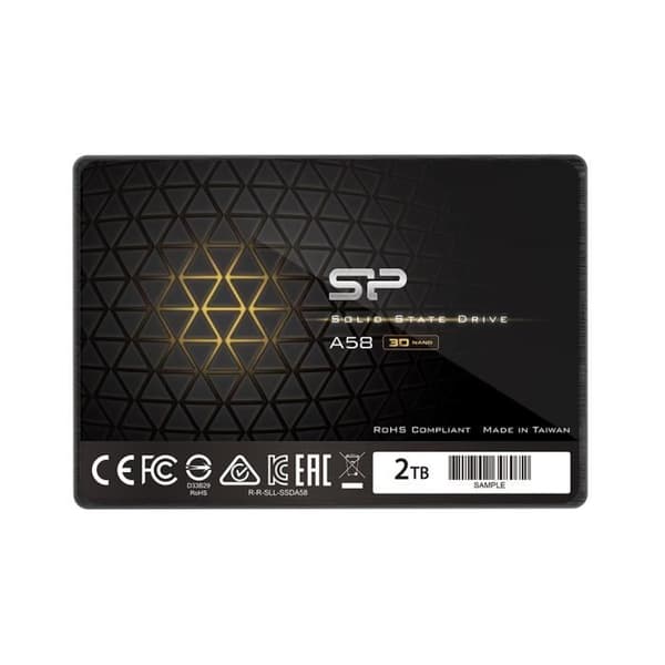 SILICON POWER ACE A58 2000 GB SVART (SP002TBSS3A58A25)