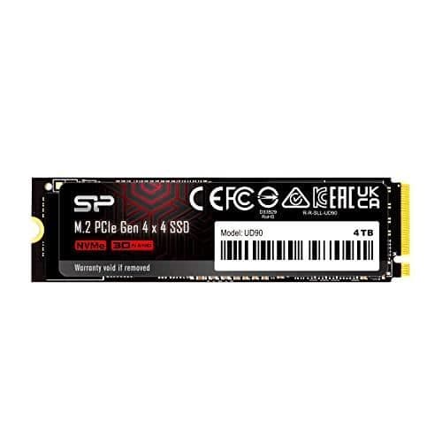 SILICON POWER SP04KGBP44UD90 NVME 4.0 GEN4 PCIE M.2 SSD R-W UPP TILL 5