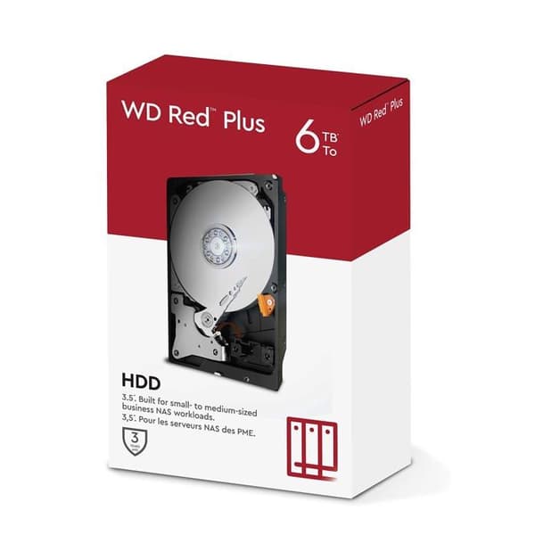 Western Digital WD60EFPX 6TB hårddisk