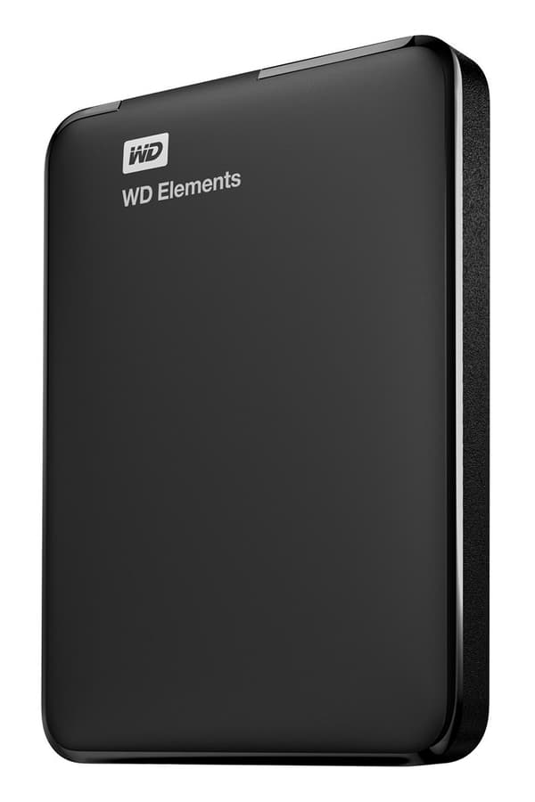 Western Digital WD Elements Bärbar extern hårddisk 4 TB Svart