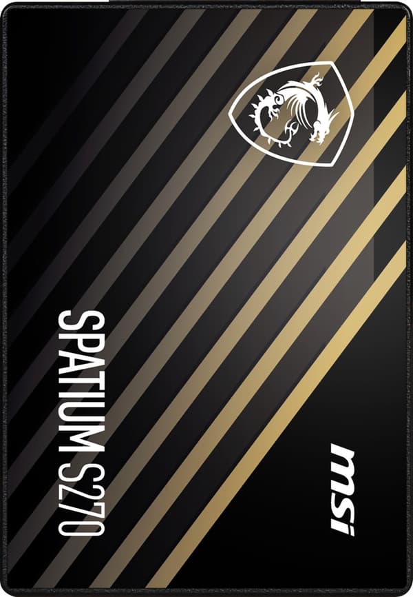 MSI SPATIUM S270 SATA 2.5 480 Gt sisäinen SSD 2.5" Serial ATA III 3D NAND