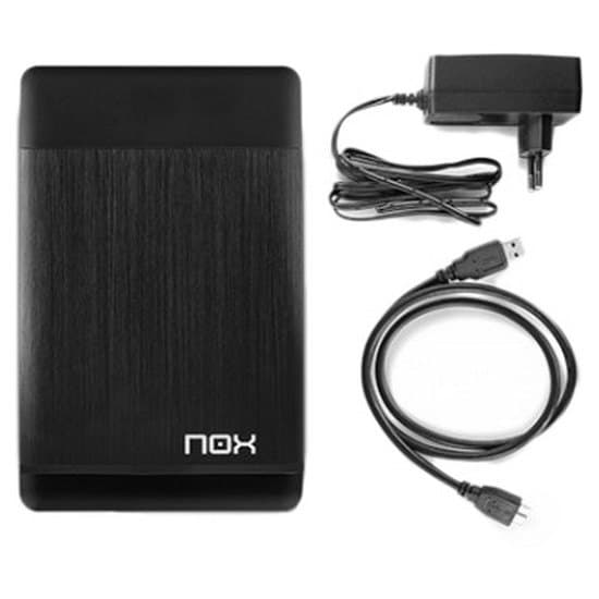 Nox Extern Hårddiskhölje 3.5 Lite Usb 3.0 Svart