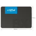 Miniatyrbillede 4 af 6: Micron Harddisk Bx500 1tb Ssd Sata Sort