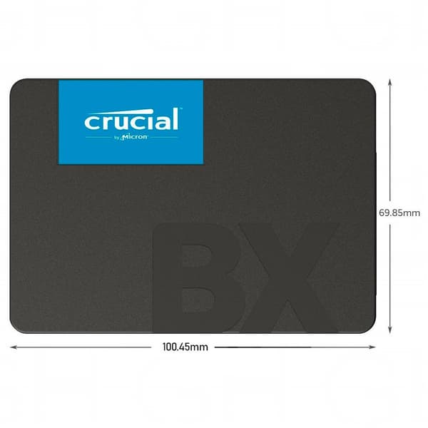 Micron Harddisk Bx500 1tb Ssd Sata Sort